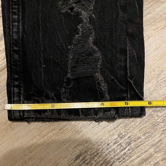 Zara Distressed Black Skinny Jeans - Picture 13 of 13